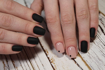 glamorous beautiful manicure