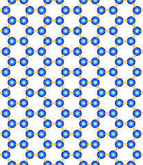 Abstract hexagon pattern