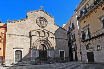 Fototapeta na wymiar Palermo, la Basilica di San Francesco