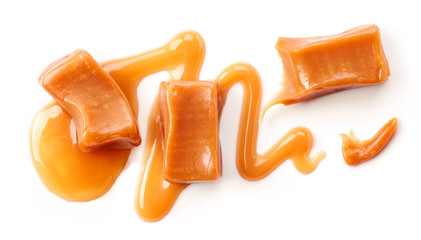 pieces of caramel