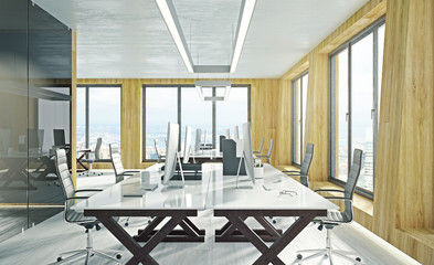 Modern coworking office