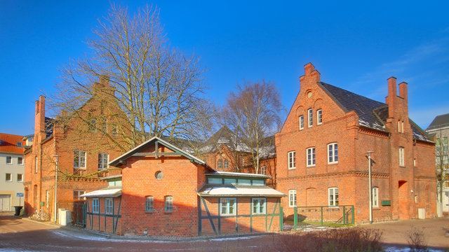HDR image of the former Stephanienkonvent (Stephanie convent), now listed as monument in Greifswald, Germany