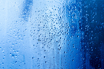 Rain texture on a window