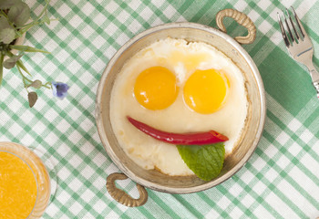 healthy breakfast table 