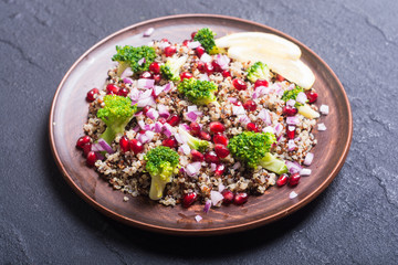 Quinoa salad with pomegranate
