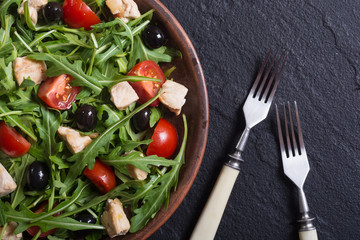 Salad with arugula