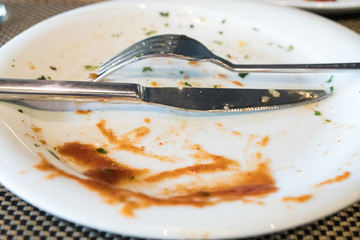 Photo for the rest of the food on the plate