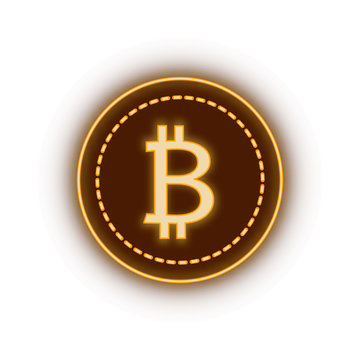 bitcoin cryptocurrency sign vector illustration