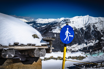 Fototapeta premium meine Mayrhofen Winterimpressionen
