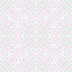 Spring Tender Colorful Seamless Pattern. Circles, Spots and Dots Endless Textures. Perfect for Pastel Background and Surface Design.