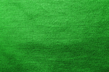 Green denim background