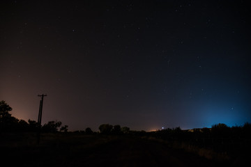 Sky full of Stars with tree Sihouette