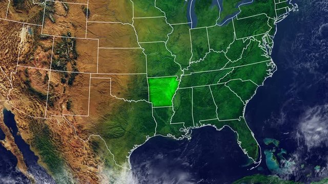 ARKANSAS MAP