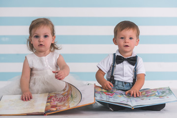 Cute couple of kids
