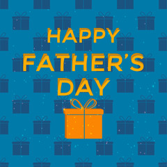 Naklejka premium Happy Father's Day sale. Vector illustration for promotion, poster, flyer, discount card,
