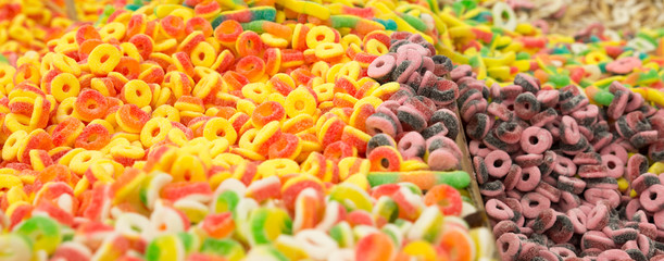 colored texture of marmalade. background design concept