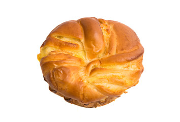 baked pastry isolated