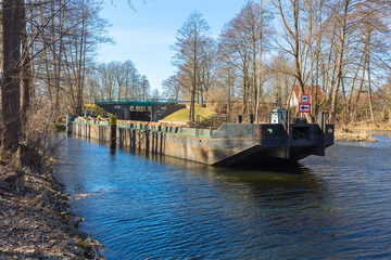 Brandenburg Barnim Ruhlsdorfer Schleuse Binnenschiffahrt Kanal Finowkanal