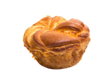 baked pastry isolated