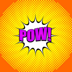 Comic book bright template