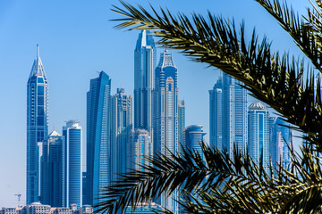 Fototapeta na wymiar Buildings of Dubai