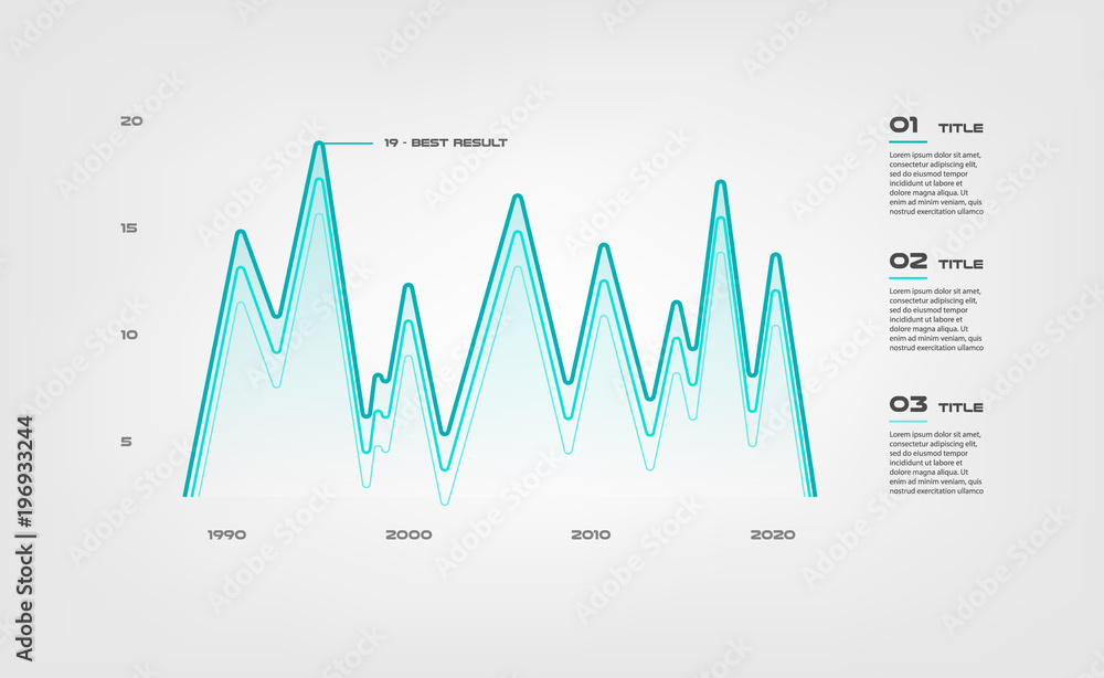 Poster lines gradient diagram elements color infographics. some of chart, graph, parts, processes. vector b