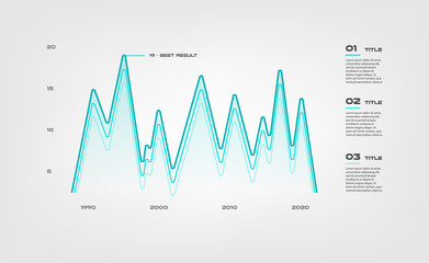 Lines gradient diagram elements color infographics. Some of chart, graph, parts, processes. Vector business template for presentation. Can be used for workflow layout, diagram, banner, web design