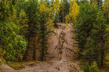 sand slide