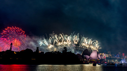 New Years Eve Fireworks and Celebration in Sydney, Australia