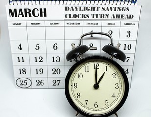 Daylight Savings Spring Forward sunday at 1:00 a.m.