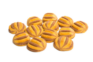 striped cookies isolated