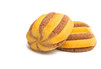 striped cookies isolated