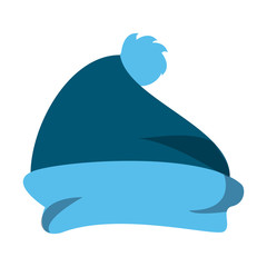 Winter beanie hat vector illustration graphic design