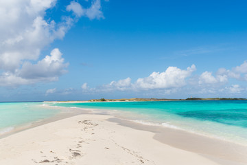 Narrow passage among waves in 