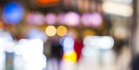 Blur store with bokeh Use As background