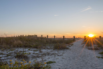 Sunset at the beach 2