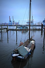 Hamburg, Altona, łodzie © Marta