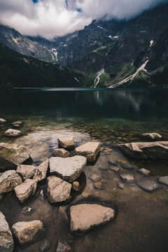 Fototapeta Morskie Oko Lake in Tatra Mountains in Poland