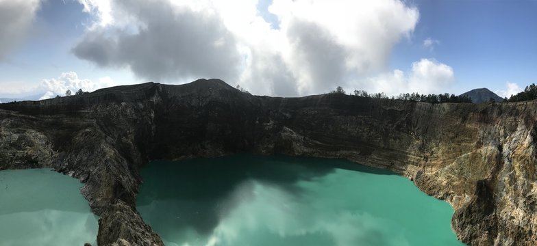 clouds over the mountains