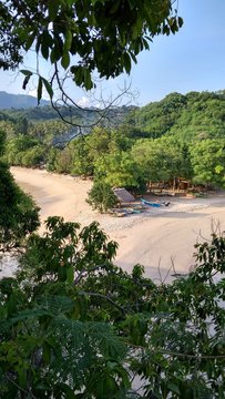 view of tropical island