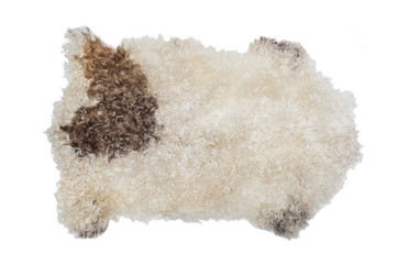 natural carpets made of wool on insulation