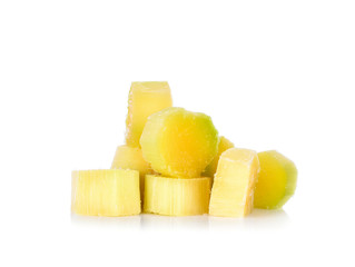 Sugar cane isolated on white background