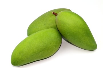 Fresh green sweet mango