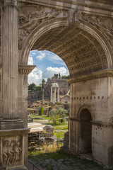 Obraz premium Roman Foum