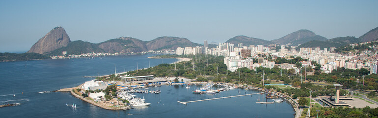 Aerial view over Rio de Janeiro
