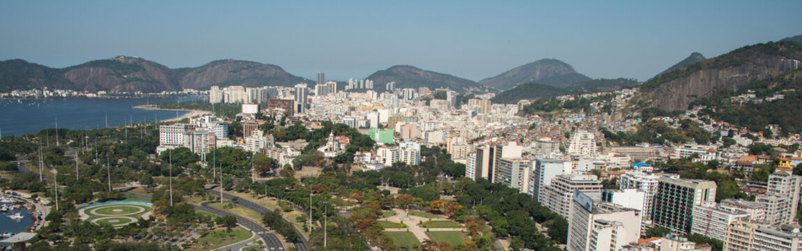 Aerial view over Rio de Janeiro
