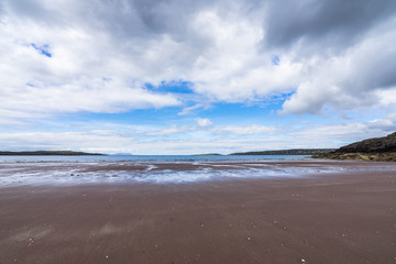 Gairloch sandy beach, Scotland, Britain