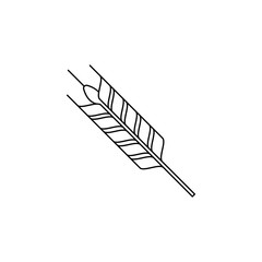 ear icon. Element of Arab culture icon for mobile concept and web apps. Thin line  icon for website design and development, app development. Premium icon