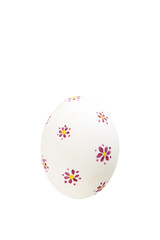 Easter egg isolated on a white background