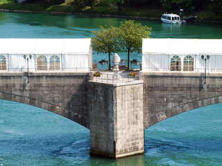 The city Laufenburg am Rhein, Germany.